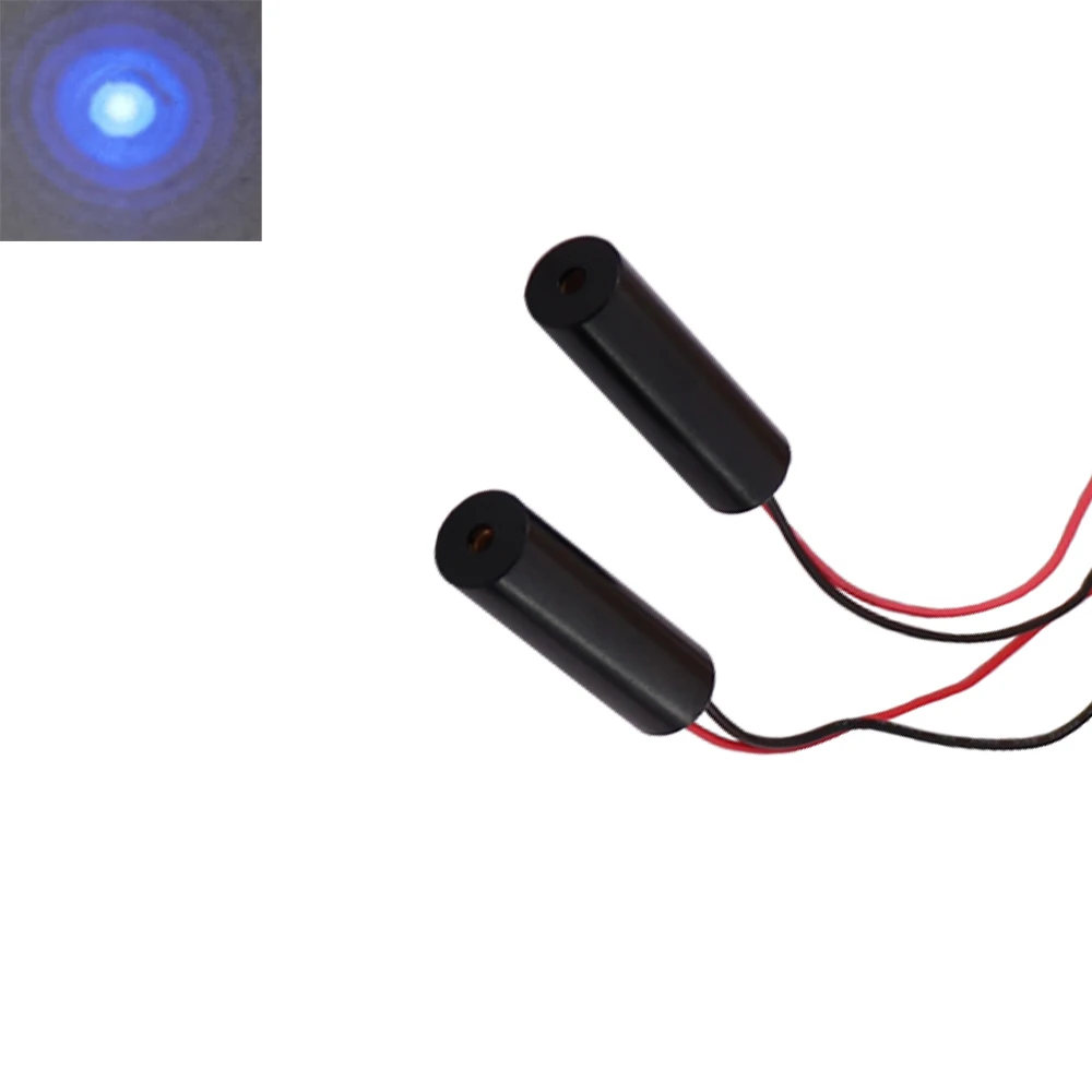 High End laser module Full circle spot Diameter10mm 450nm 10-80mW blue laser/collimator/locator DC 3V-5V locator laser marking