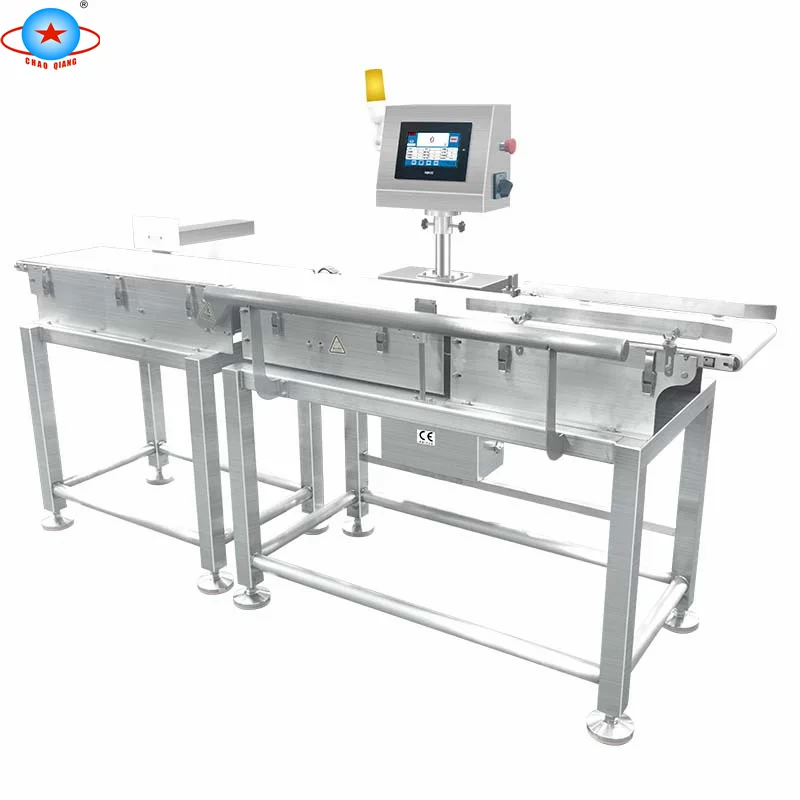 High Precision Automatic Online Conveying Check Weigher Factory Production Line Food Check Weigher With Conveyor Belt