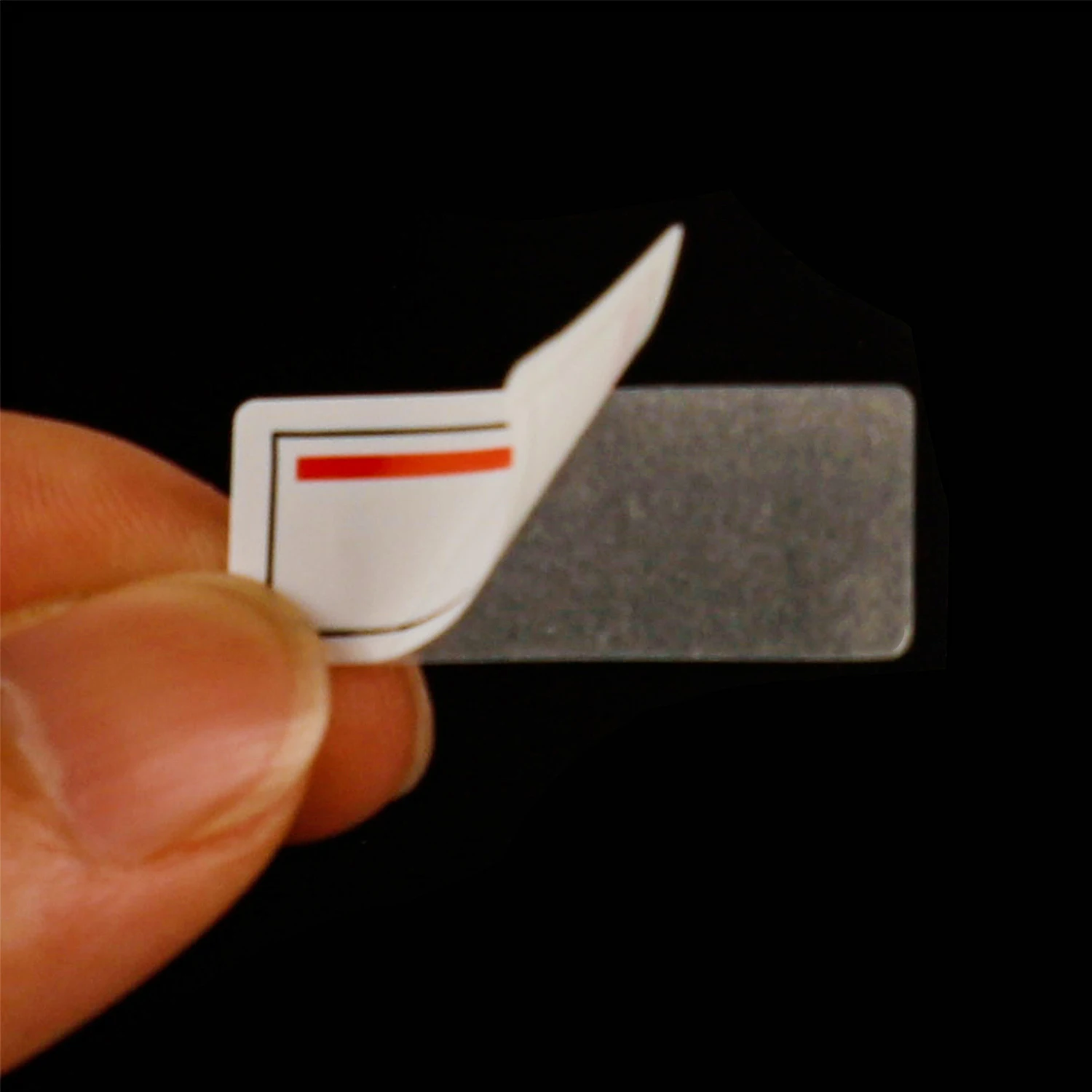 Eco-Friendly Material Red Line Multi Layer Piggy Sticker Roll Pakistan Piggyback Price Label Sticker For Garment Tag