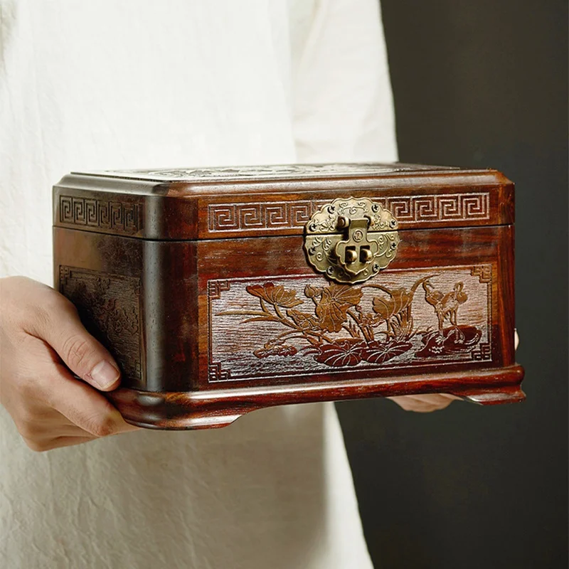 Wooden Jewelry Box With Brass Work Wooden Jewelry Box Hand Crafted Wooden Jewelry Box Brass Work