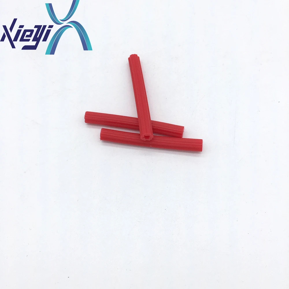 Fastener plastic fixing wall plug plastic straight through plastic wall plug PE