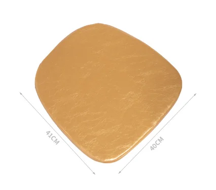 Hot Selling Modern Colorful PU Leather Chiavari Chair Seat Cushions Portable Wedding Chair Cushions Chiavari Chair Cushion