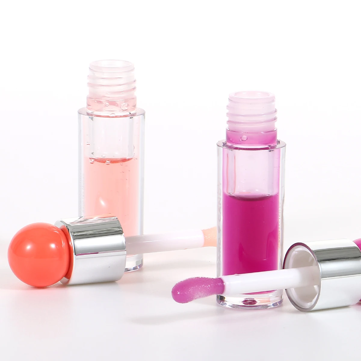 Wholesale  plump  pout  Oil Hydrates Lip Plumping Booster Gloss moisturizing Non-sticky lip oil gloss