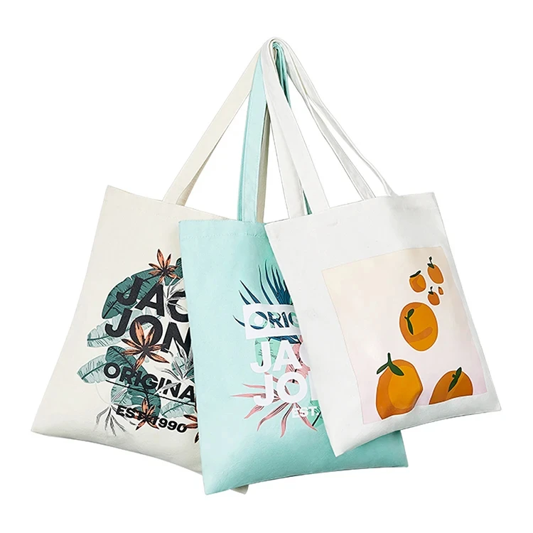 High Quality Wholesale Custom Cheap Canvas Cotton Carrier Beach Bag Anime