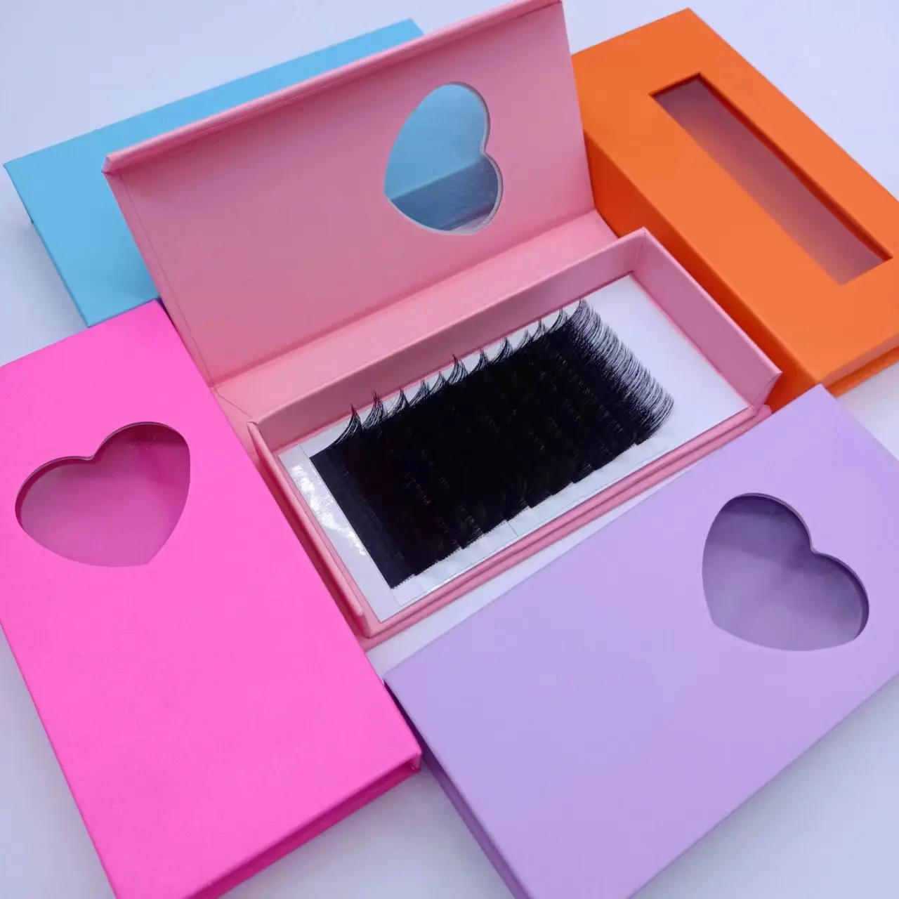 Special Flare Lash Russian Volume Eyelash Extension 0.05mm 0.07mm Cilia Silk Individual Lash Trays Wholesale Extension