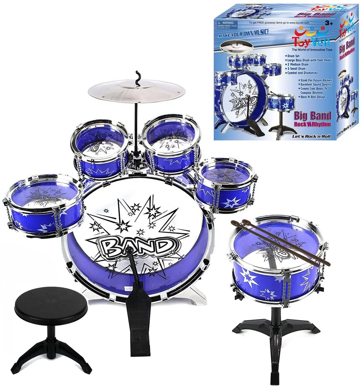  Микрофон детский миниатюрный E взрослый младший Sonor 7 шт. набор микрофонных барабанов Музыкальные