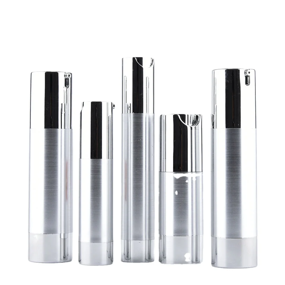 Hot Sell Manufacturers Supply  50 ml Plastic Airless Pump Bottle Serum Luxury Lotion Pump Bottle Dispenser Vacuum Airless Bottle