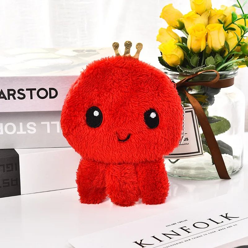 Novelty Cute Octopus  wallet  change pouch coin purse for kids children girls