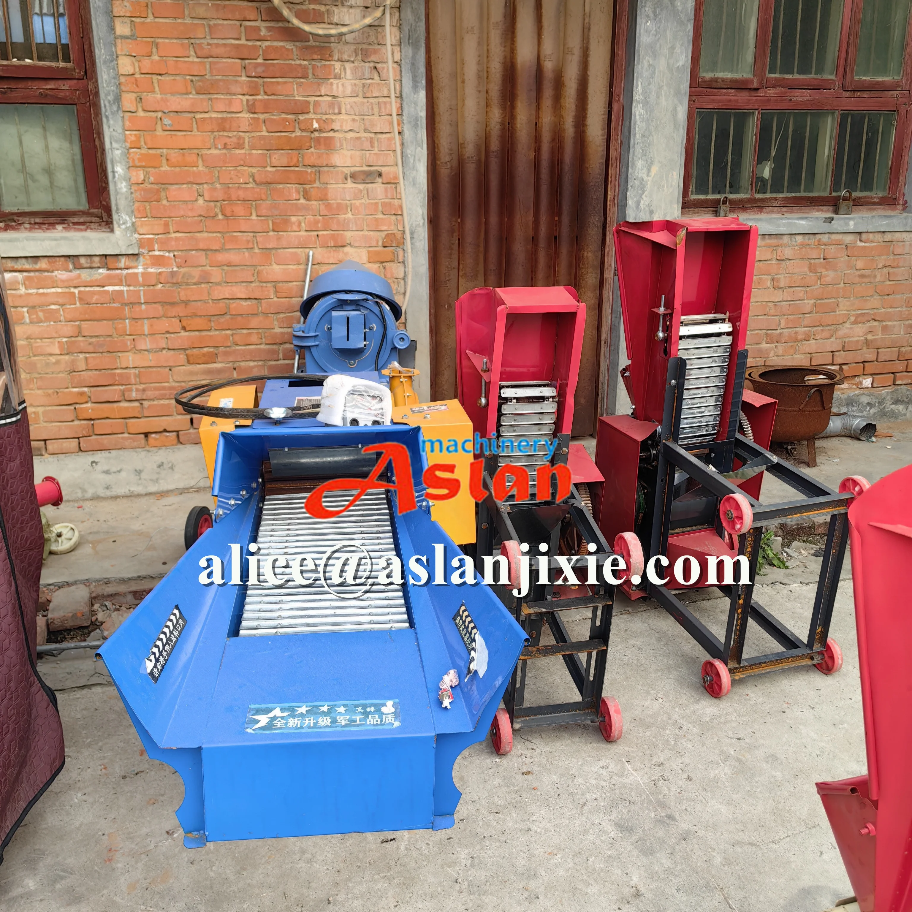 green corn straw cutting silk kneading machine / farm use  dry straw cutting kneading machine