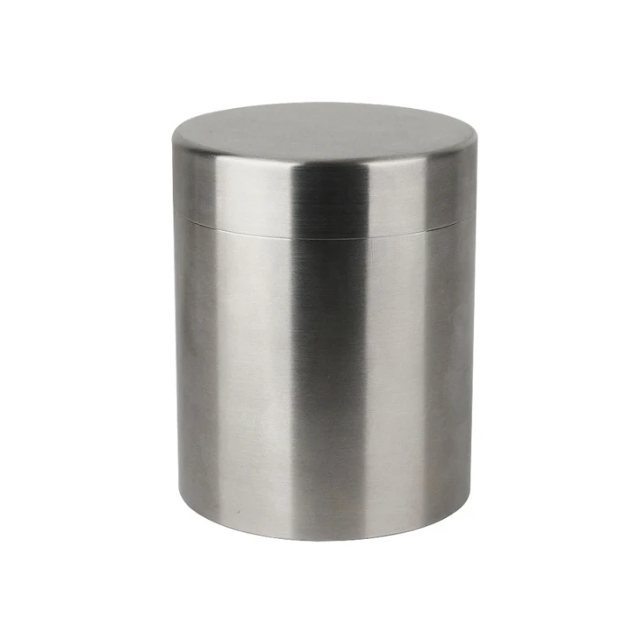 400ml stainless steel portable storage jar grain nuts sealed tea cans dry herb smell proof food storage  tank stash container
