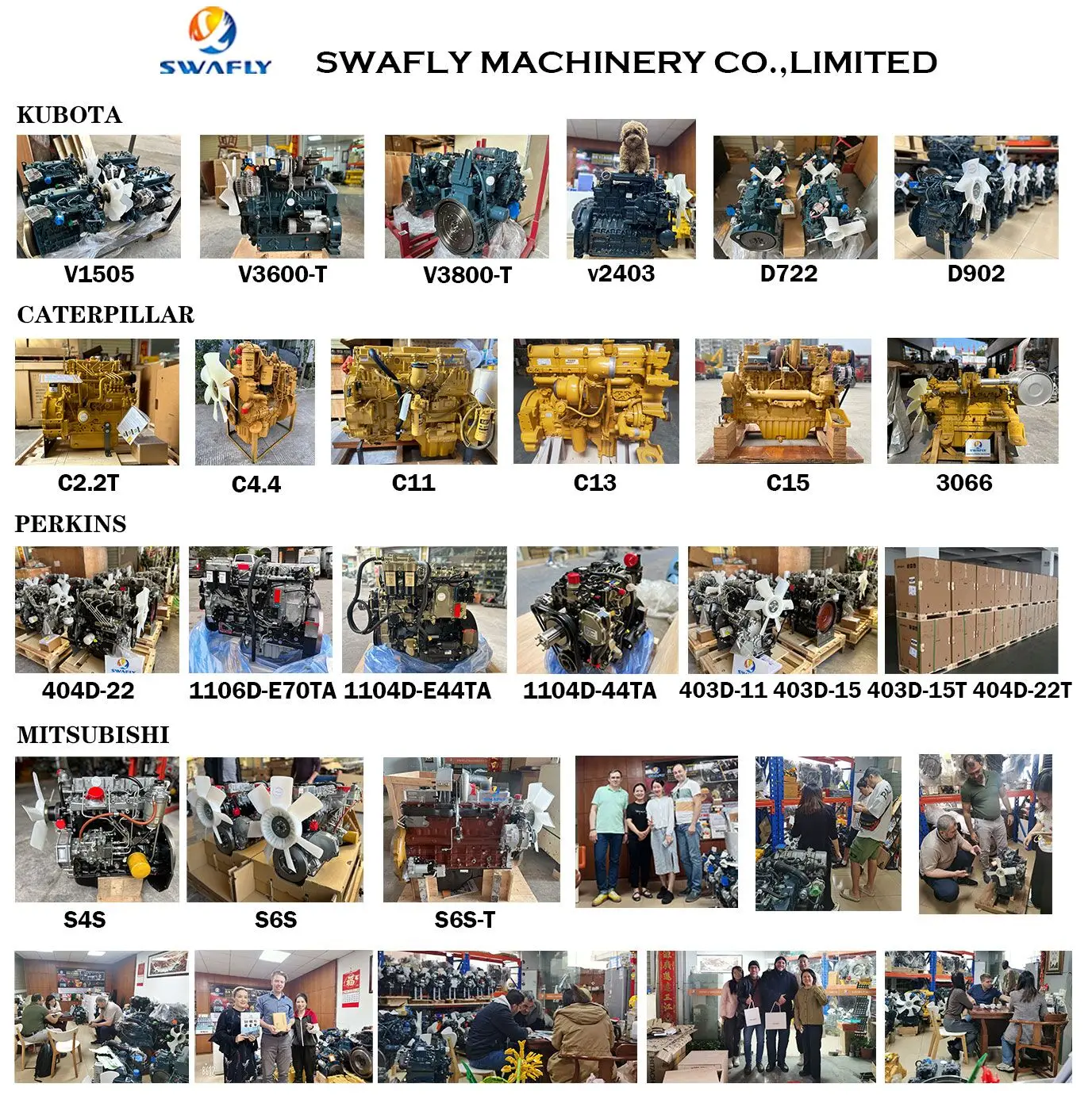 Swafly D13F Engine Assy For Volvo Diesel Engine D13F Engine Motor D13F