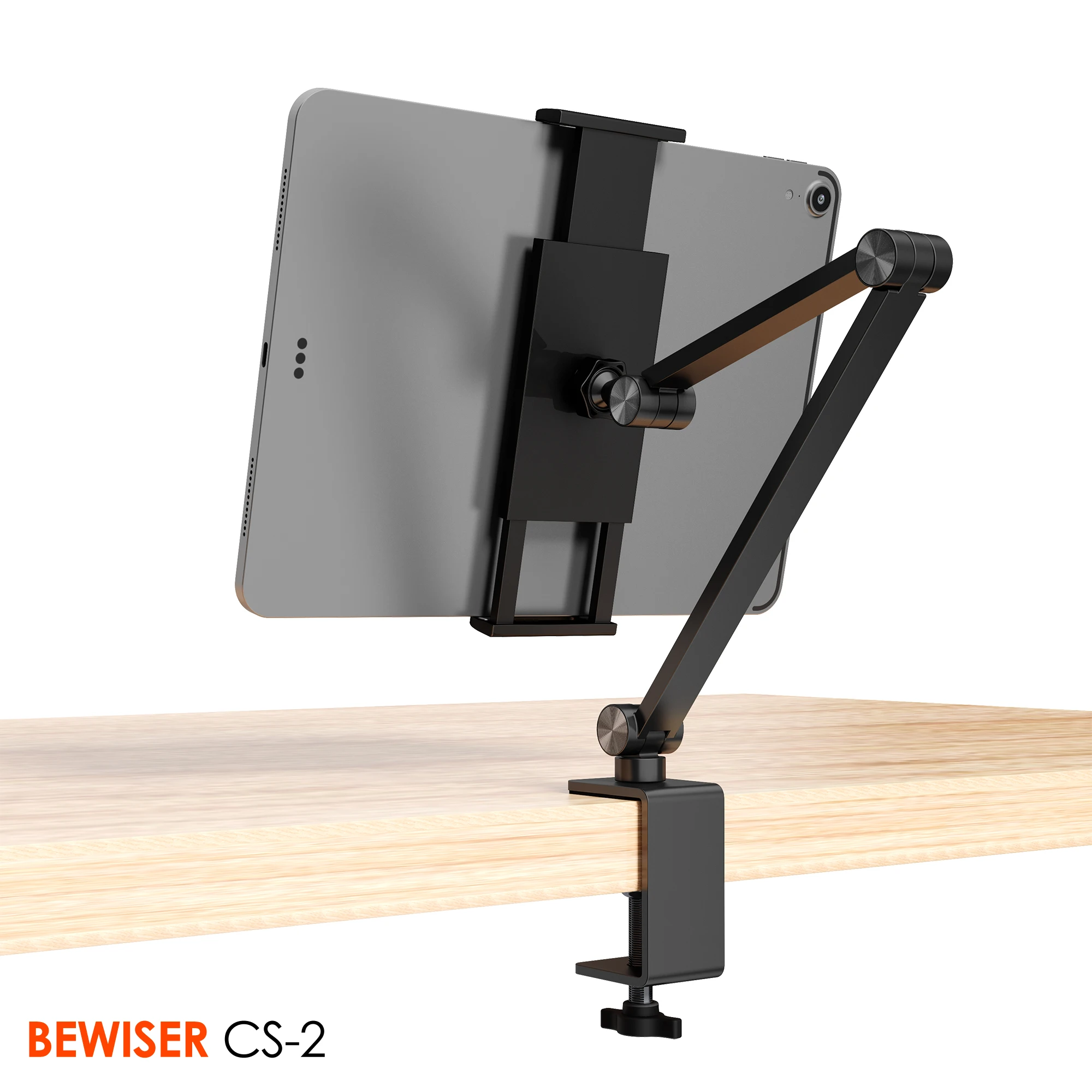 Tablet desk mount stand smart phone stand tablet flexible arm stand (BEWISER CS-2)