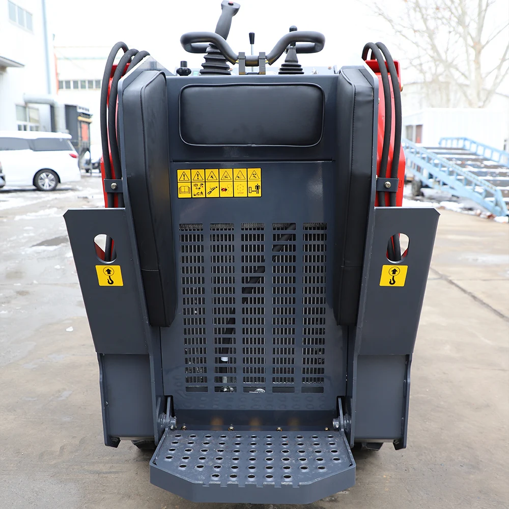 2024 Perkins 25hp Diesel Mini Crawler Loader Super Cheap Load 500-600kg Free Shipping Home Skid Steer Drive