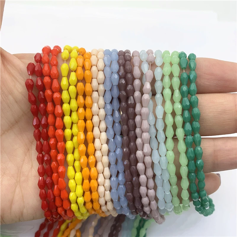 
3x5 seed beads crystal beads glass faceted beads for jewelry making 