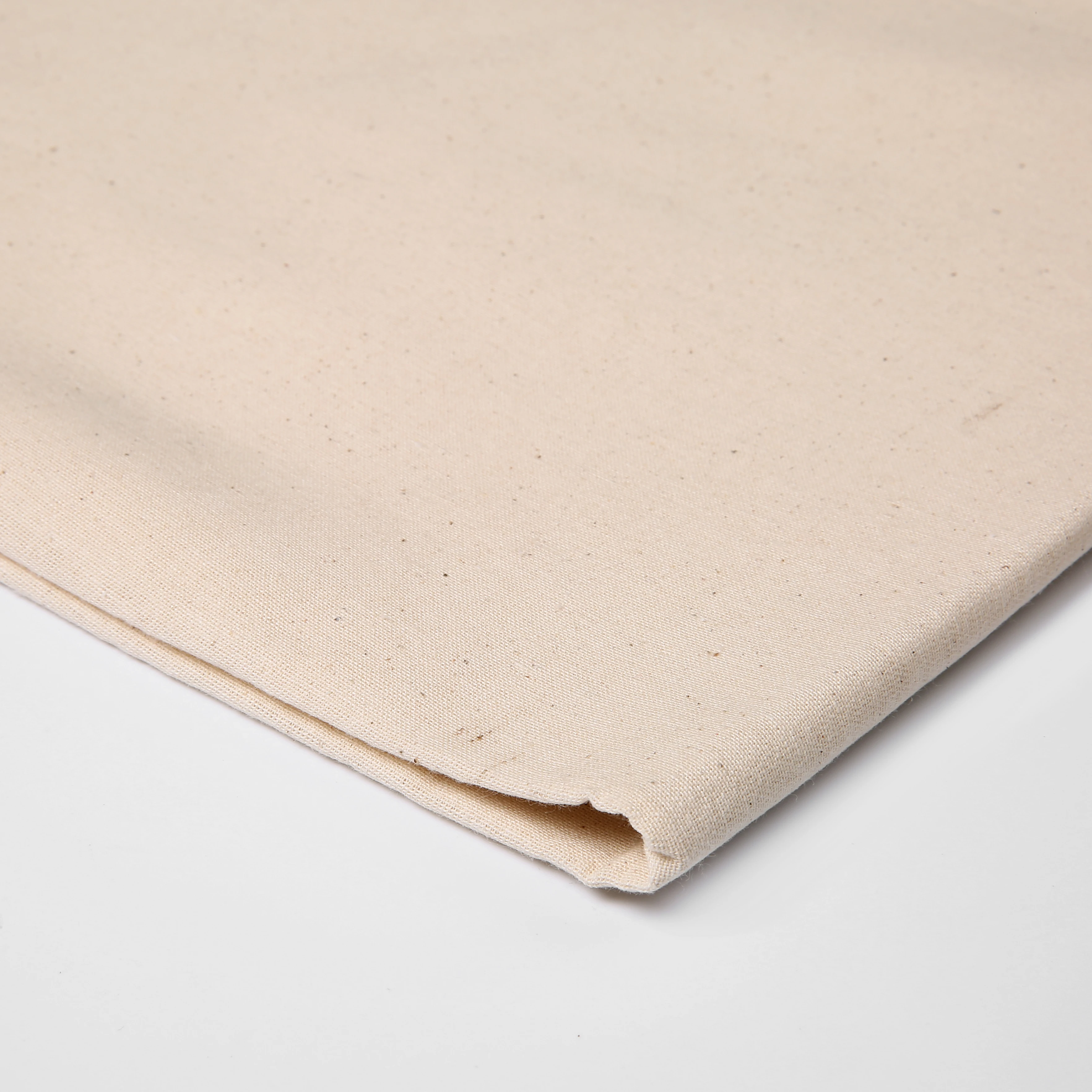 Top Quality Custom 100% Cotton Fabric Soft Breathable Home Furnishing Clothing Woven Fabric Comfortable Left Twill Grey Fabric