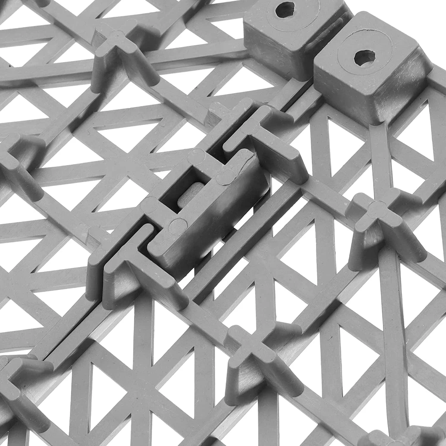 Легко очищаемые напольные плитки из ПВХ, модульная блокирующая Подушка, противоскользящий дренаж, блокирующие гаражные Напольные Плитки для склада