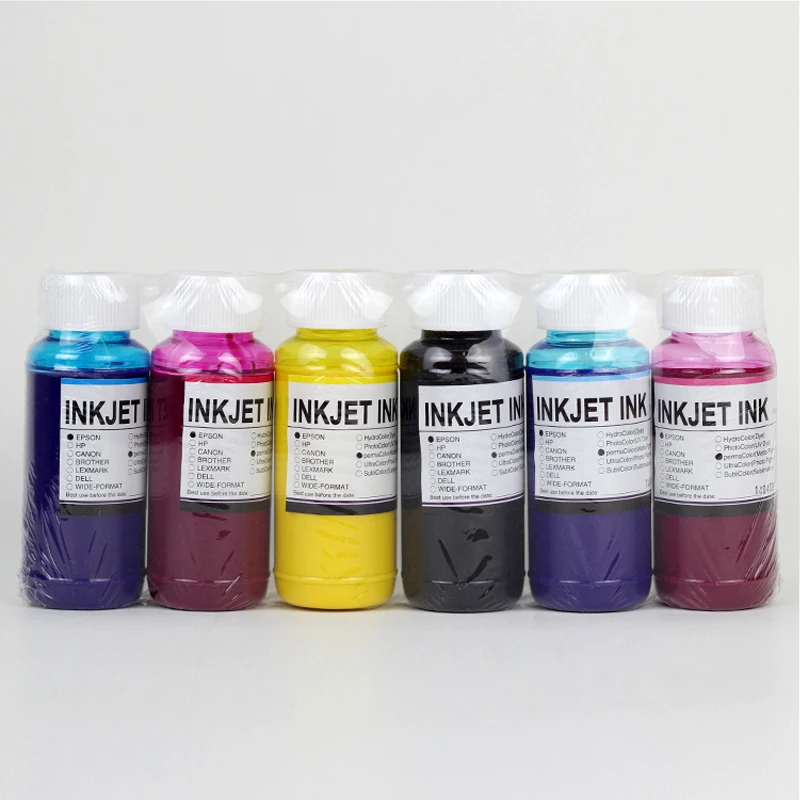Pigment heat transfer ink for cotton clothes 4 colors or 6 colors