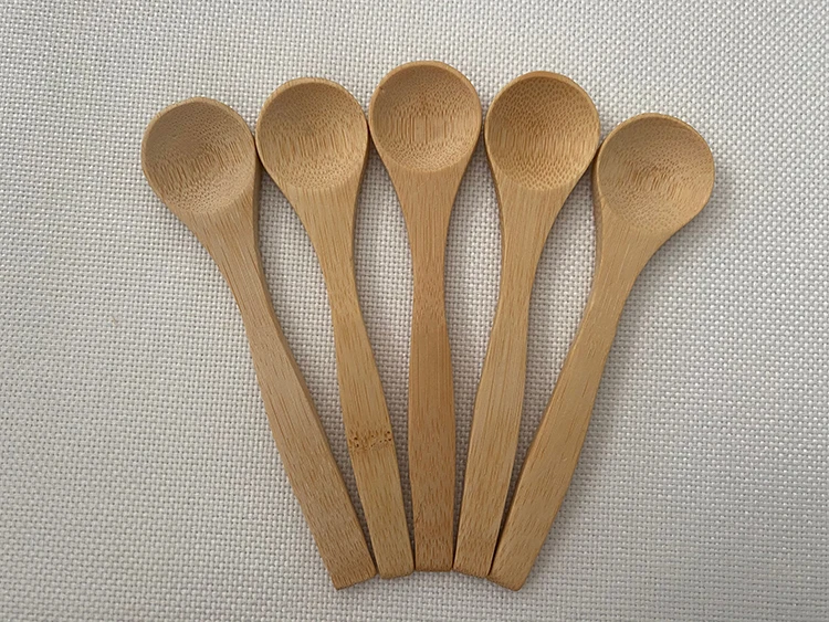 High Quality Brand New Kitchen Utensils Solid Seasoning Small Wooden Spoon Mini Bamboo Spoon