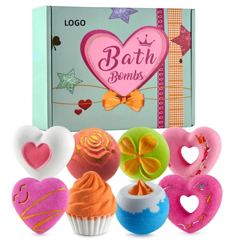 Factory Wholesale Bath Supplies Natural Products Bath Bombs Flower Clover bath salt packaging