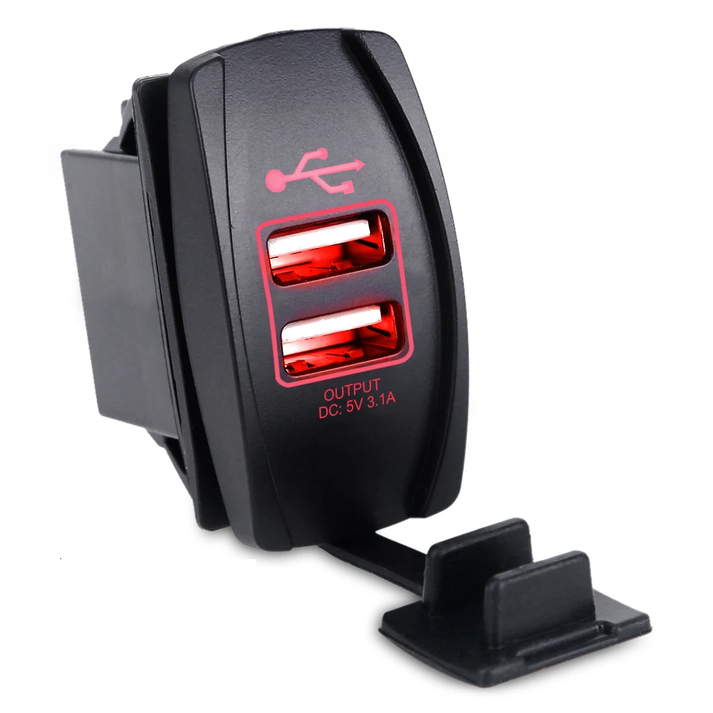  DS2013L-3.1A 3.1A 2.1A зарядное устройство с двумя портами автобус лодка морской автомобильное 12V USB
