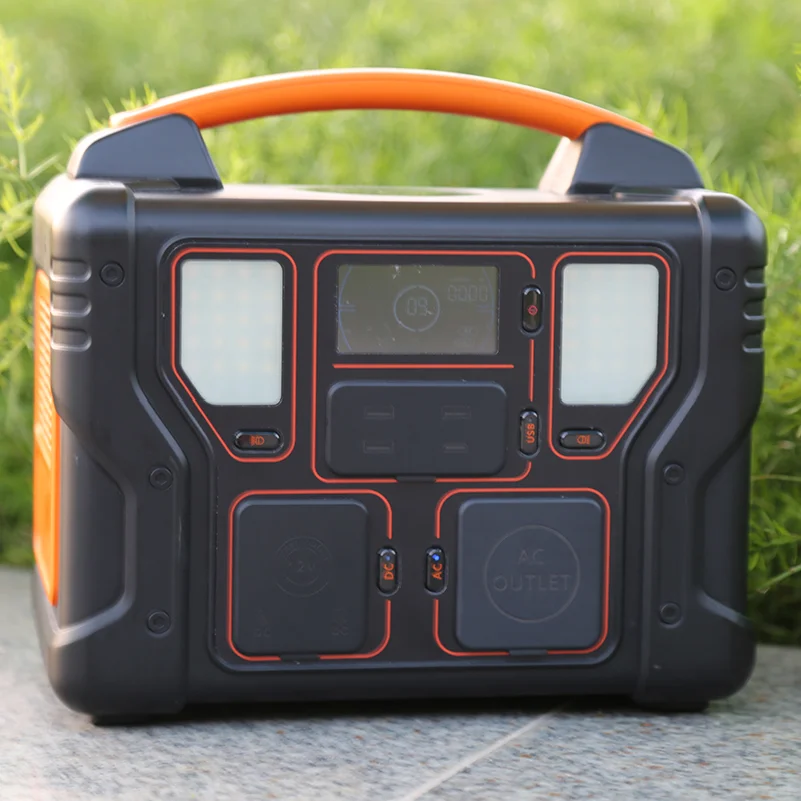 Energy Storage Home Large Capacity Outdoor Camping Rechargeable Lithium Battery 300W Portable Generator Solar Power Station