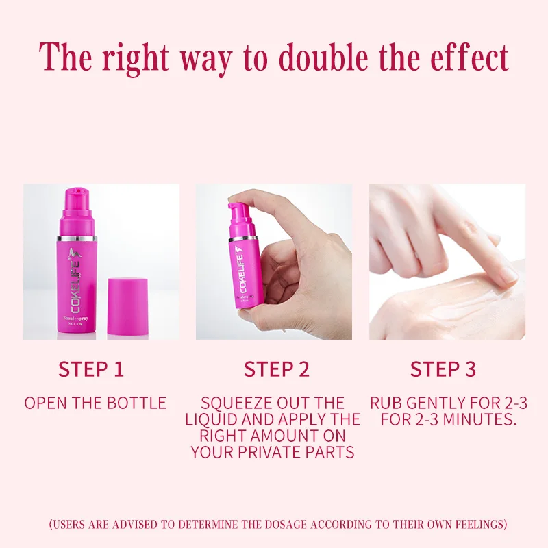 CokeLife OEM Women Sexual Stimulant Enhancement Vaginal Lubricants 10ML Excitant Liquid Exciting Essential Oil For Women Sex