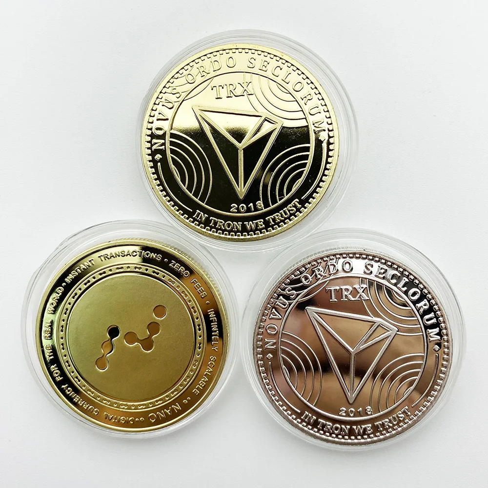  Оптовая продажа криптовалюты BTC золотые серебряные биткоины металлические