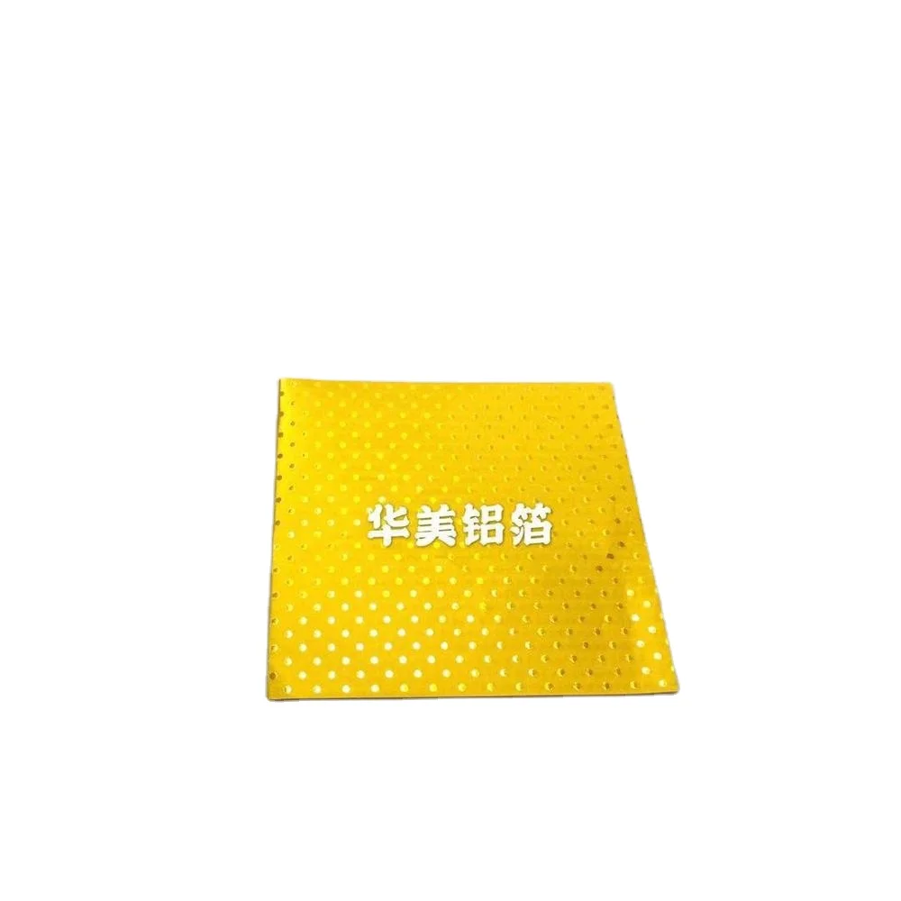 
Customized printed Gold aluminum foil paper for chocolate tea cake mooncake printing sheet for food packaging 