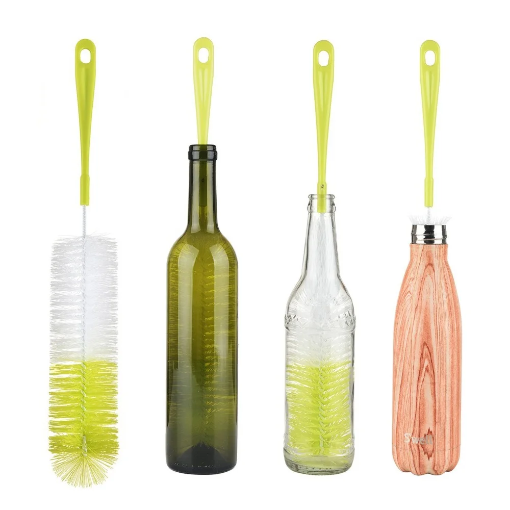 Long-Handle Bottle Sponge Cleaning Brush Set for Kettle Spout Lid Cleaner Brushes Part of Cleaning Brushes Category