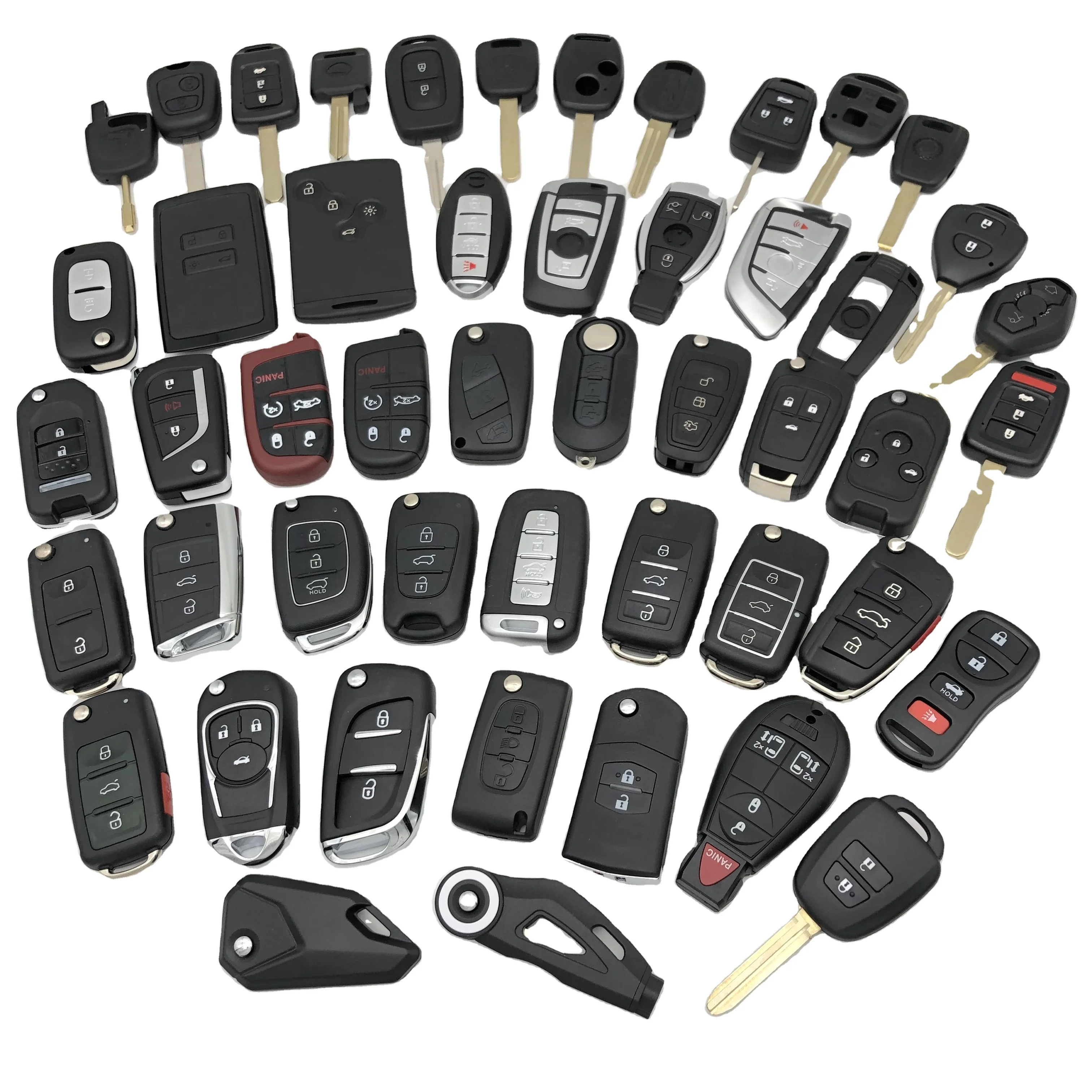 Автоматический автомобильный флип-транспондер Smart Key Blank Cover Shell Housing для послепродажного рынка