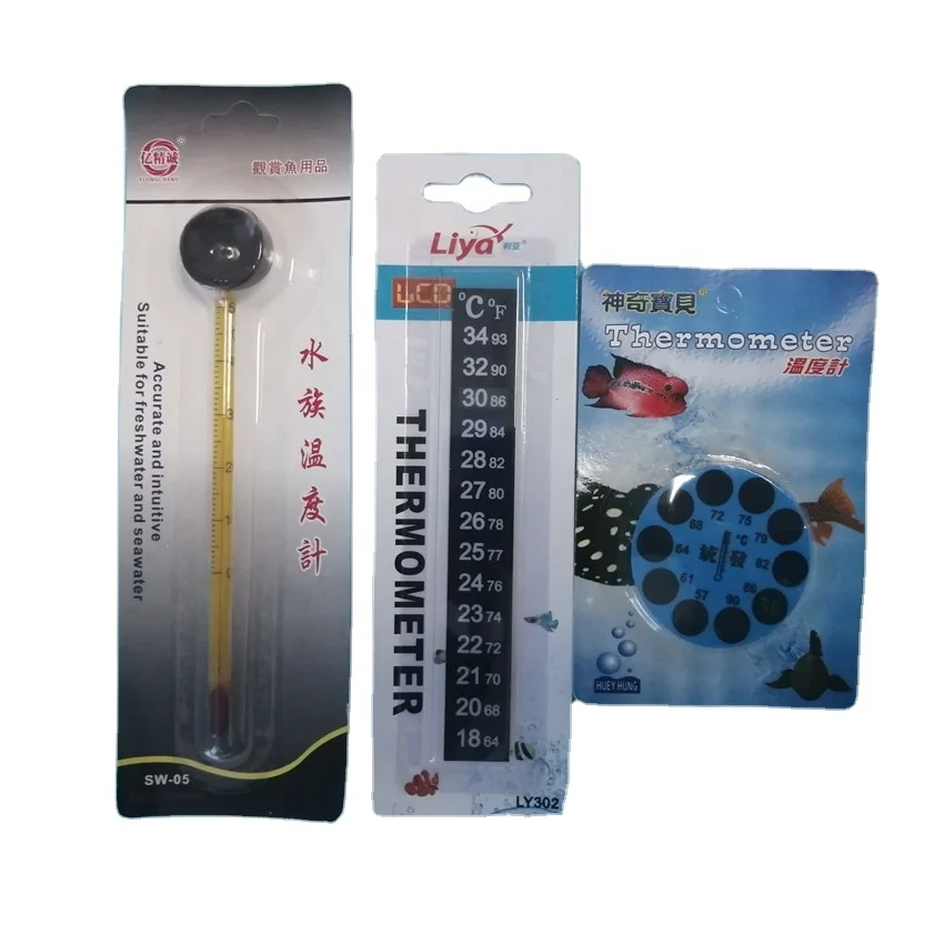 Fish tank type diving high-precision digital display screen bar aquarium water thermometer sticker patch & accessories