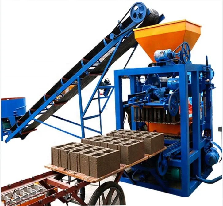 Qt4-24 Hydraulic Cement Block Forming Machine Manufacturers Hollow Automatic Brick Making Machine