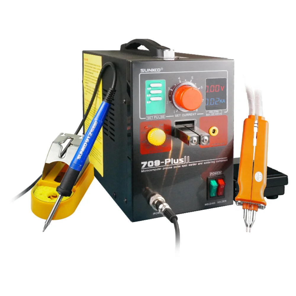 Sunkko 4.3kw 709plus Spot Welding Machine With Soldering Pen Electric Soldering Iron Spot Welder For Battery Pack Welding