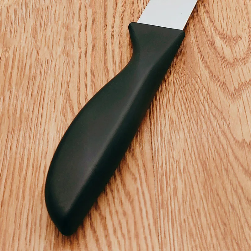 12 inch cheap price wholesale good quality kitchen plastic handle stainless steel serrated blade toast ham cake long bread knife
