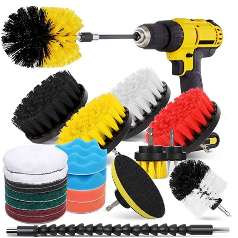 All Size High Quality Car Washing Polishing Set Include Brushes/sponge/wool /scouring Pads