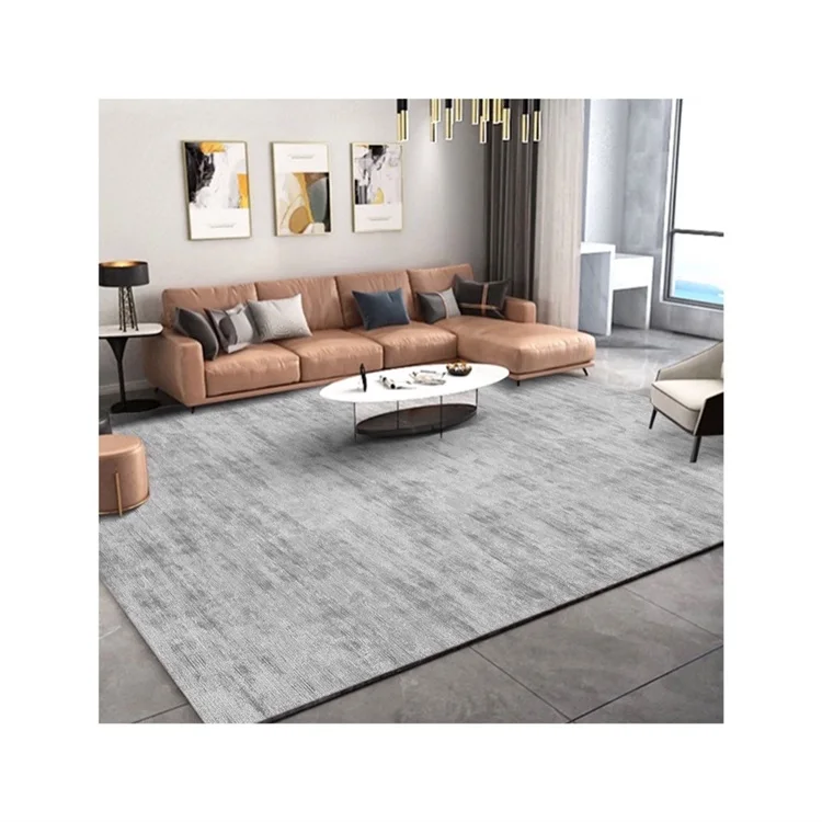 Modern nordic style Luxury Grey And Golden Printed Living Room Home Decorative tapis Rugs Carpet