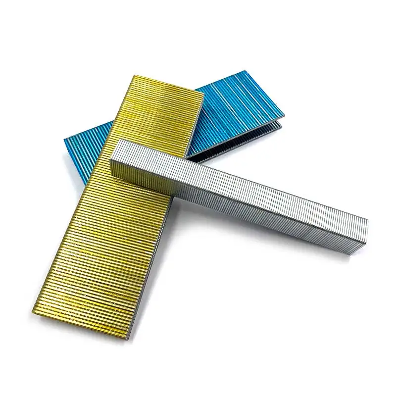 Steel Staples Pin Upholstery 14/38 Stapler Pneumatic Gun Nail Broadband Narrow Crown Staple