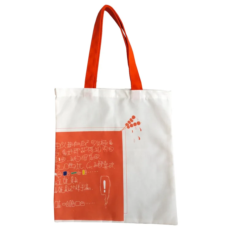 Оптовая продажа, прочные устойчивые холщовые сумки-тоут с рисунком в городе