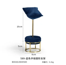 luxury suede metal neck mannequin blue gray jewelry display props holder rack stands set for jewelry