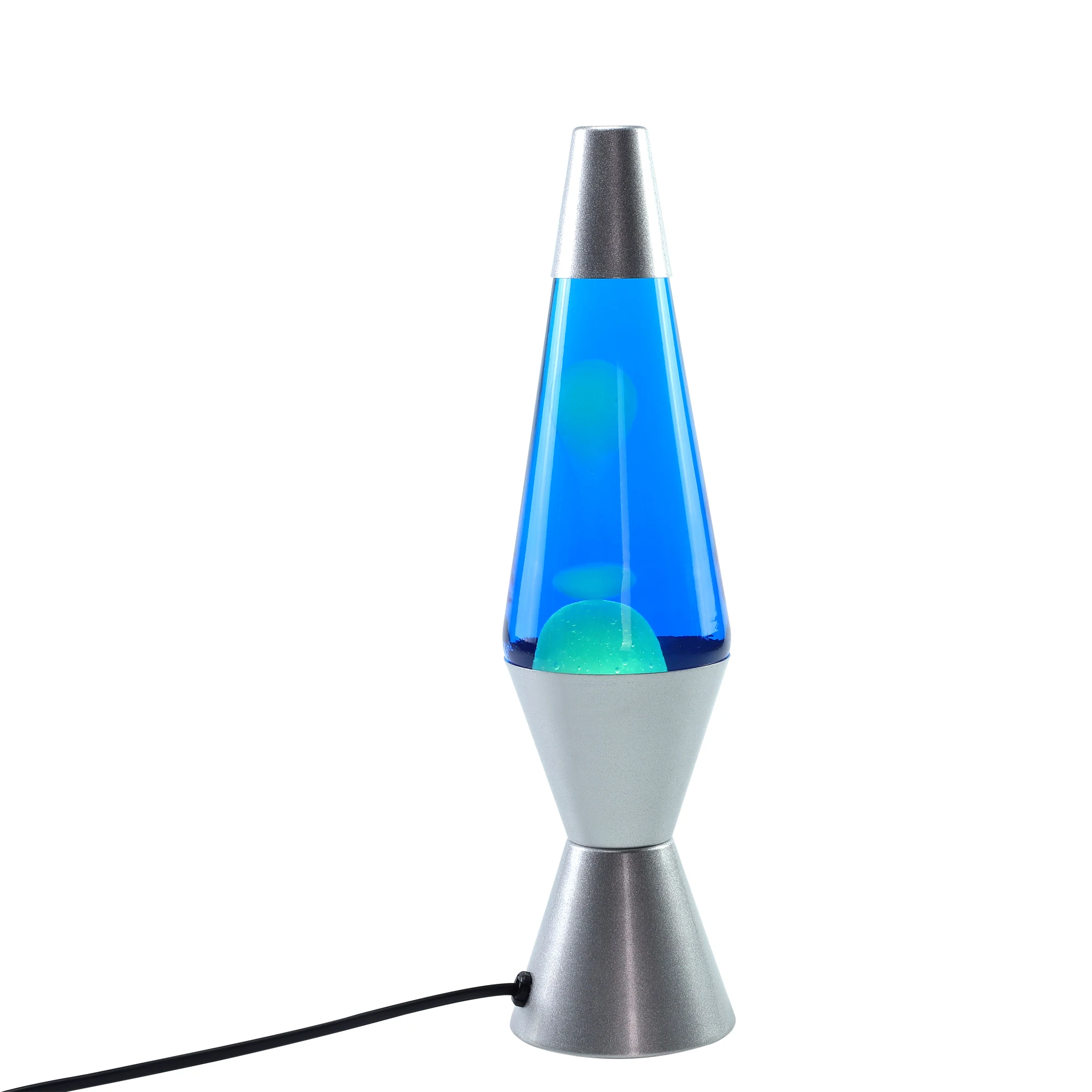 2021 Modern Design Large Bulb Lava Lamp with LED USB Colorful and White Aluminum Body Switch Control for Residential Use