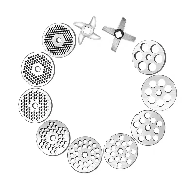 #12 #22 #32 #42 #52 #62 Model Stainless Meat Grinder Plates and Knives