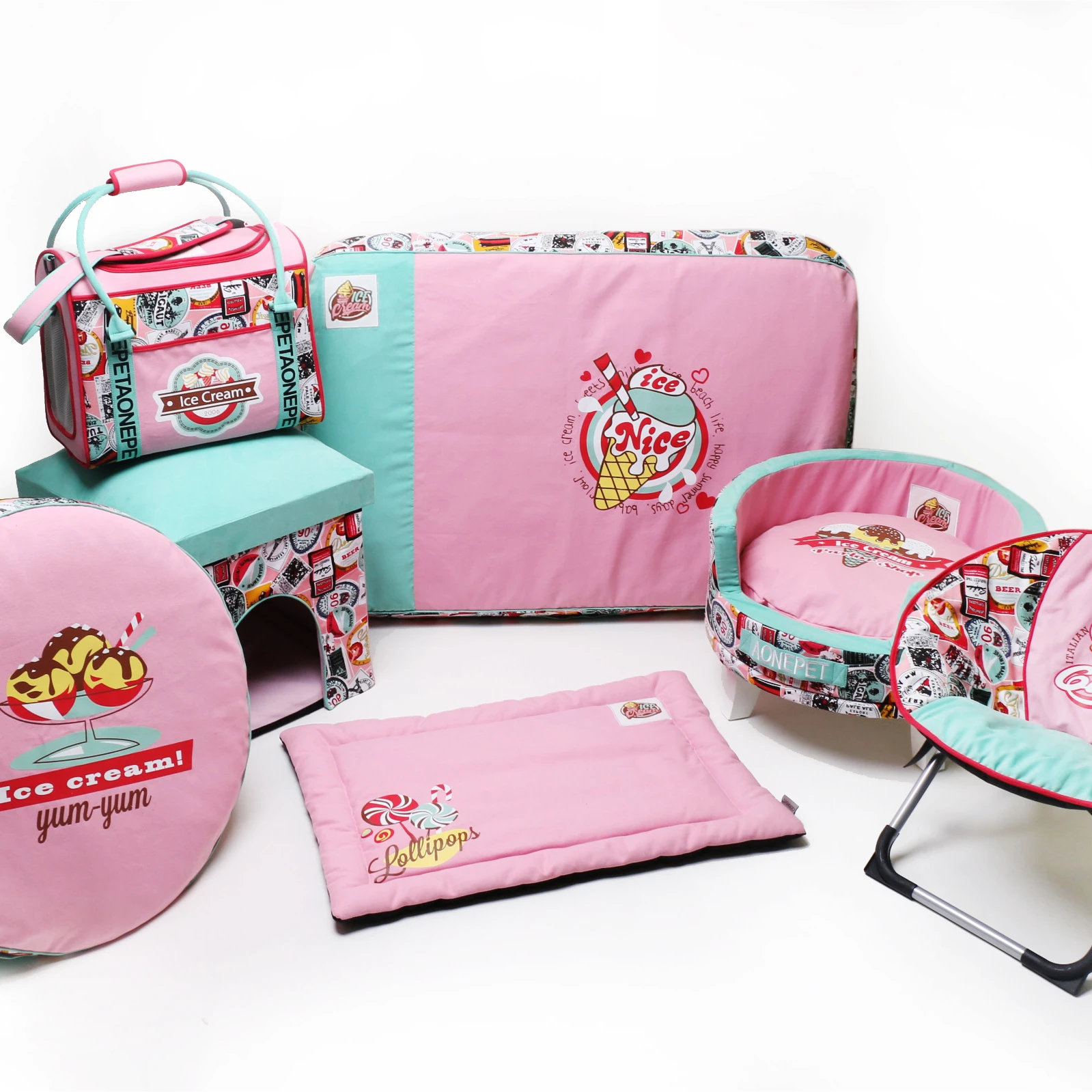 Моющаяся мягкая теплая серия для весны и лета, плюшевая Лежанка для собак и кошек, сумка для домика