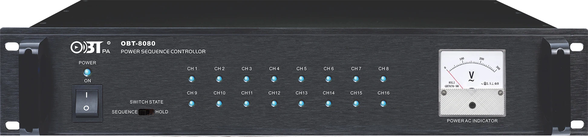 OBT-8080 Pa System Peripheral Device Power Timing Sequence Controller With 24v Fire Signal Input Controller
