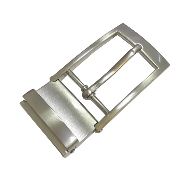 matt surface smooth gunmetal electroplate plain design durable washable heavy high quality military mens belt buckles