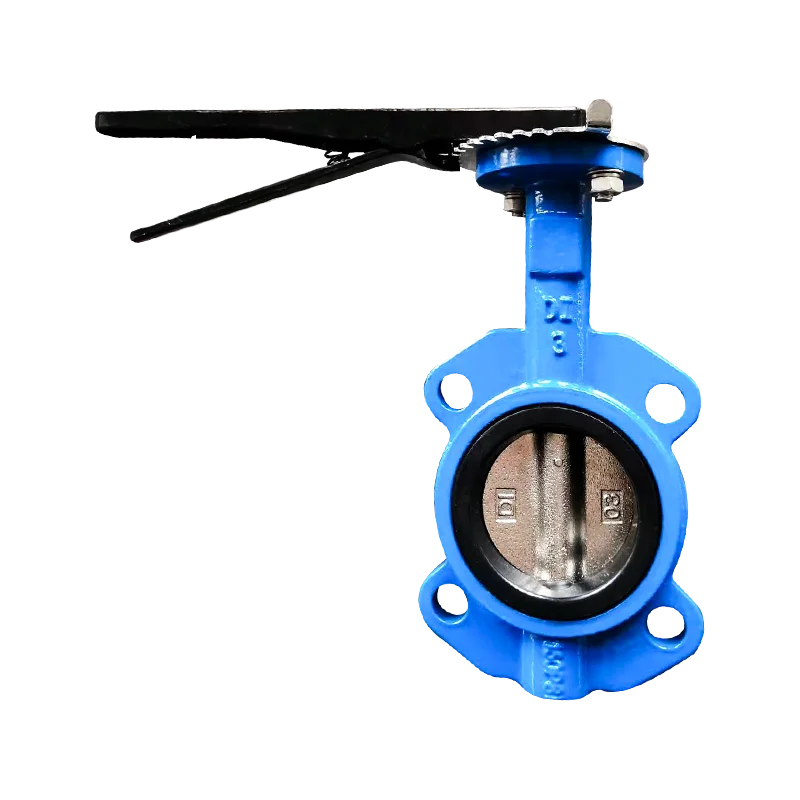 API 609 LOW PRESSURE CASTING WAFER BUTTERFLY VALVE WITH LEVER OPERATED WORKING PRESSURE PN16/150LB
