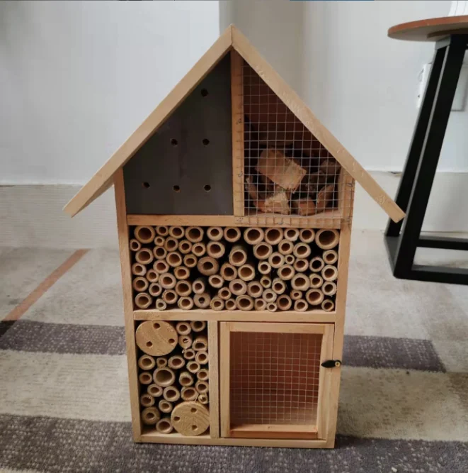 Bee House Silhouette Honey Bee House Wooden Beehive House Insect