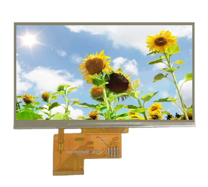 GPS LCD 16,7 M 8 бит RGB TTL интерфейсом 5 дюймовый цветной WVGA IPS TFT-LCD дисплей модуль 800x480 Автомобильный GPS навигатор ЖК-панель