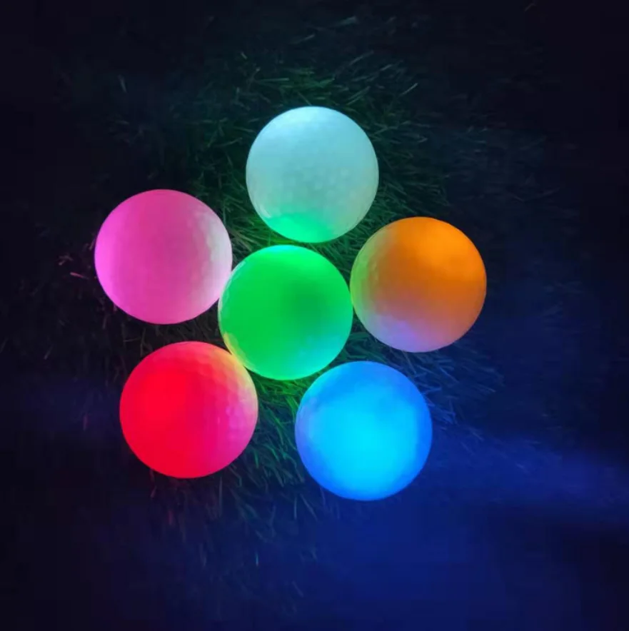 GOLF BALL Manufacturer direct selling golf products brighten long flash LED Night GOLF ball