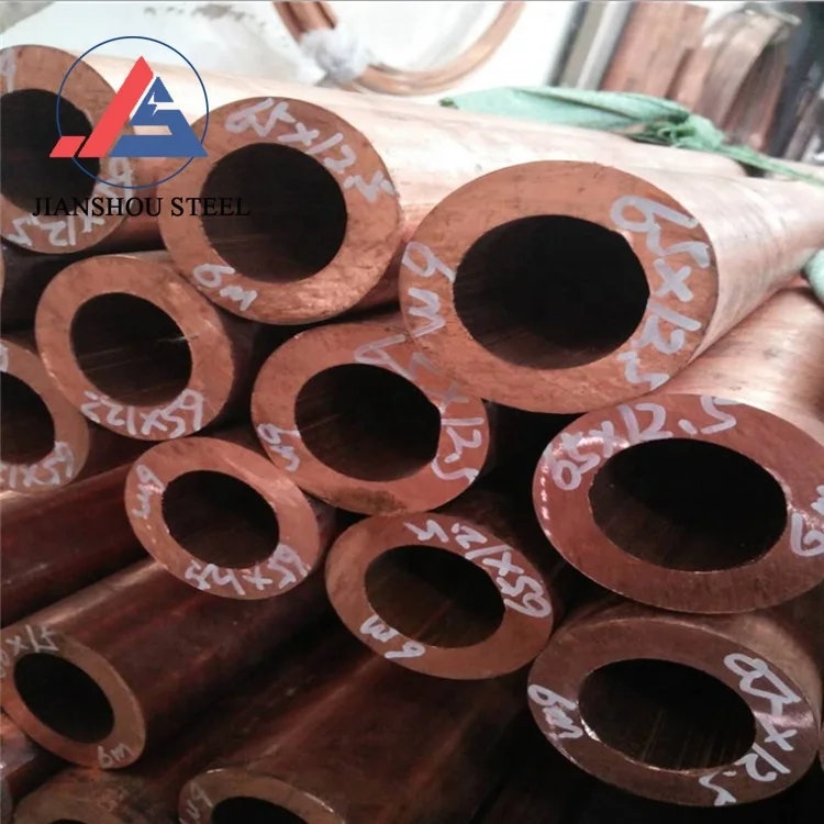 Factory Price Large diameter Copper Pipes ASTM B111 150mm Diameter Straight Copper Tube pipes for air conditioners