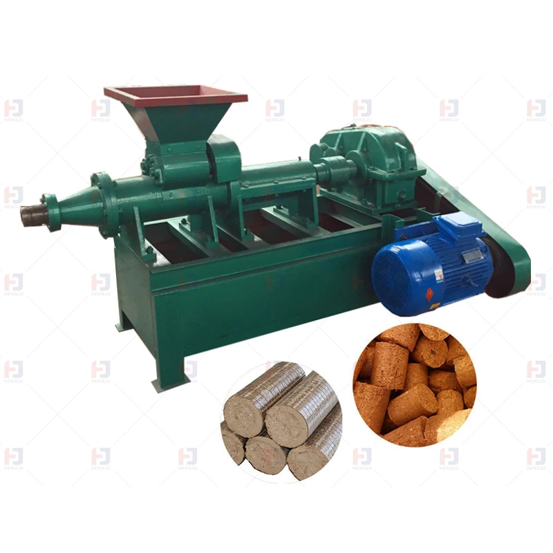 Various Shapes Coal Stick Forming Machine Charcoal Powder Extruder Bar Rod Extruder Machine